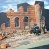 Italian Street Scene w/Detailed Inclined Base (8"x10-1/2") 1-35 Dioramas Plus