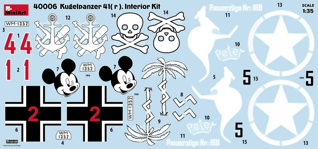 Kugelpanzer 41(r) Ball Tank w/Interior 1/35 Miniart - Image 2