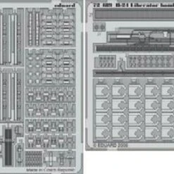 B-24 Liberator Bomb Bay Detail Set for HSG 1-72 Eduard