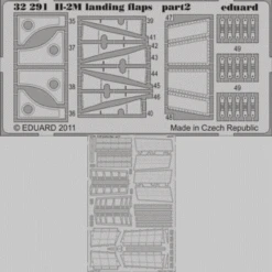 IL-2m Landing Flaps for HBO 1/32 Eduard