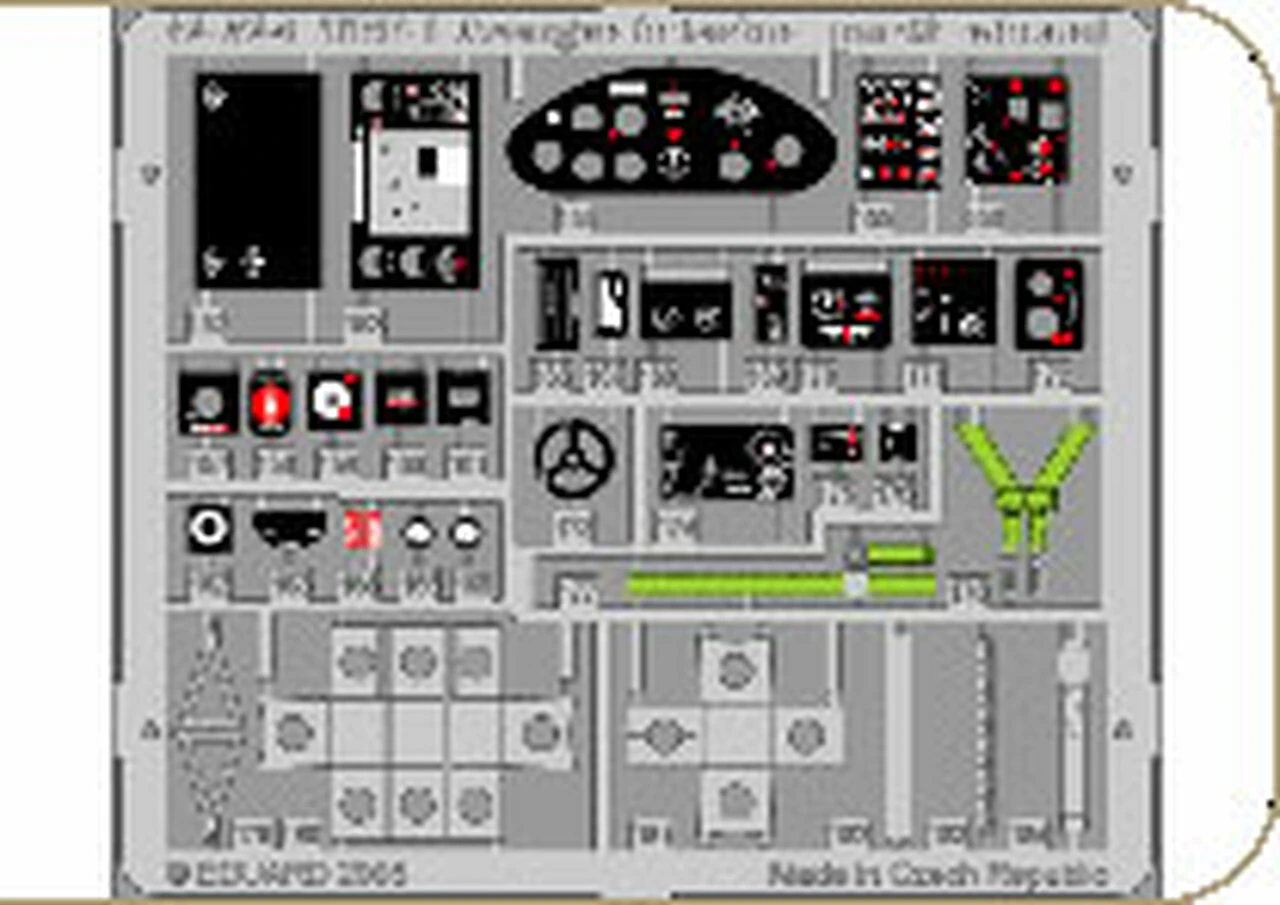 TBF1 Avenger Interior for TSM (Painted) 1/32 Eduard