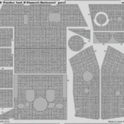 Panther Ausf D Zimmerit Horizontal for TAM 1/35 Eduard