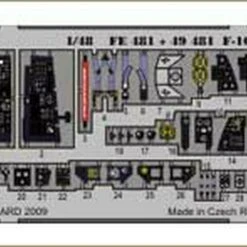 F-16AM for KIN (Painted Self Adhesive) 1/48 Eduard