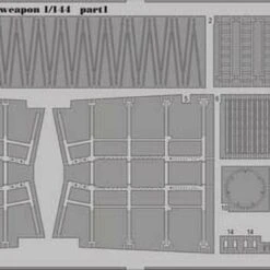 Fletcher Class 1-144 Weapons Set Eduard