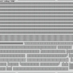 USS Arizona Railings Pt.5 for TSM 1/200 Eduard