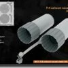 F-4 Exhaust Nozzles Late for HSG (Photo-Etch & Resin) 1/48 Eduard