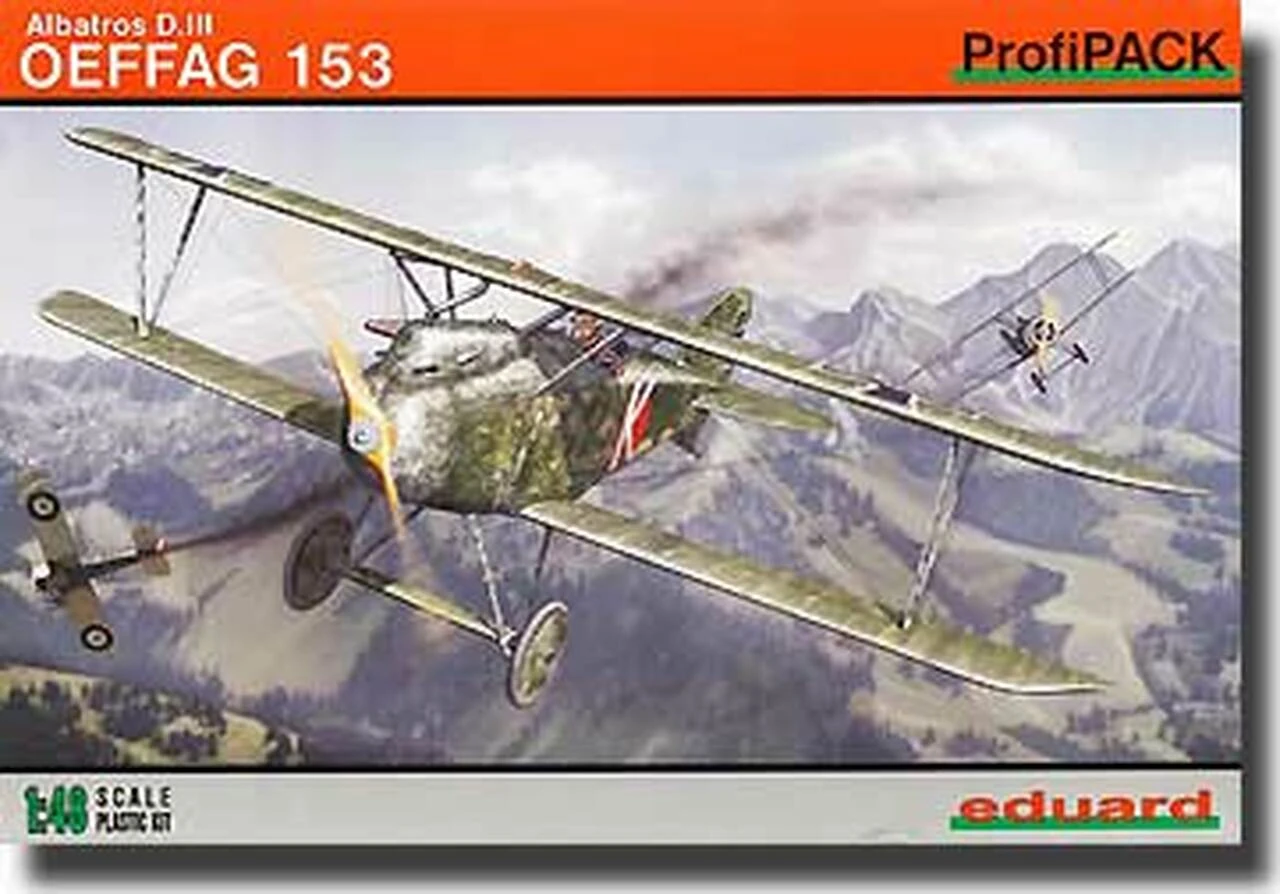 Albatros D III OEFFAG 153 BiPlane (Profi-Pack Plastic Kit) 1/48 Eduard
