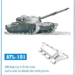 Chieftain Tank Track Link Set (200 Links) 1/35 Fruilmodel Chieftain Tank Track Link Set (200 Links) 1/35 Fruilmodel