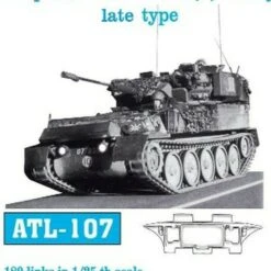 Scorpion/Scimitar CVR(T) Family Late Type Tank Track Link Set (180 Links) 1/35 Fruilmodel Scorpion/Scimitar CVR(T) Family Late Type Tank Track Link Set (180 Links) 1/35 Fruilmodel