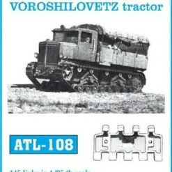 Russian Voroshilovets Tractor Track Link Set (145 Links) 1/35 Fruilmodel Russian Voroshilovets Tractor Track Link Set (145 Links) 1/35 Fruilmodel