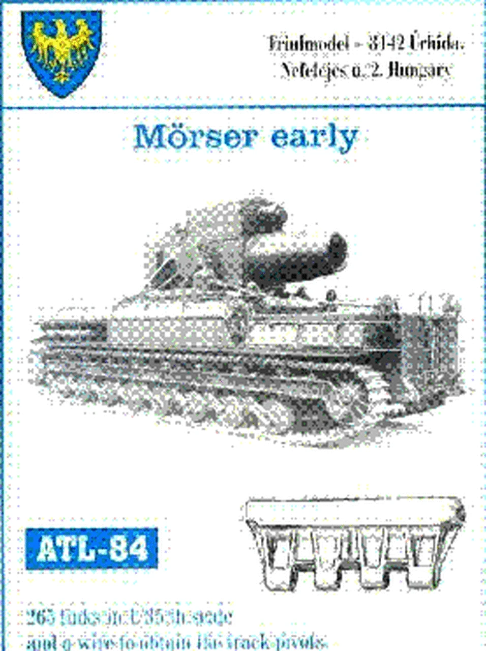 Morser Early Tank Track Link Set (265 Links) 1/35 Fruilmodel Morser Early Tank Track Link Set (265 Links) 1/35 Fruilmodel