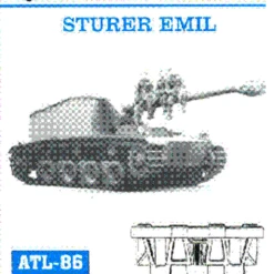 Sturer Emil Tank Track Link Set (180 Links & 2 Sprocket Wheels) 1/35 Fruilmodel Sturer Emil Tank Track Link Set (180 Links & 2 Sprocket Wheels) 1/35 Fruilmodel