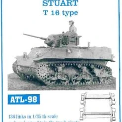 Stuart T16 Type Tank Track Link Set (136 Links) 1/35 Fruilmodel Stuart T16 Type Tank Track Link Set (136 Links) 1/35 Fruilmodel