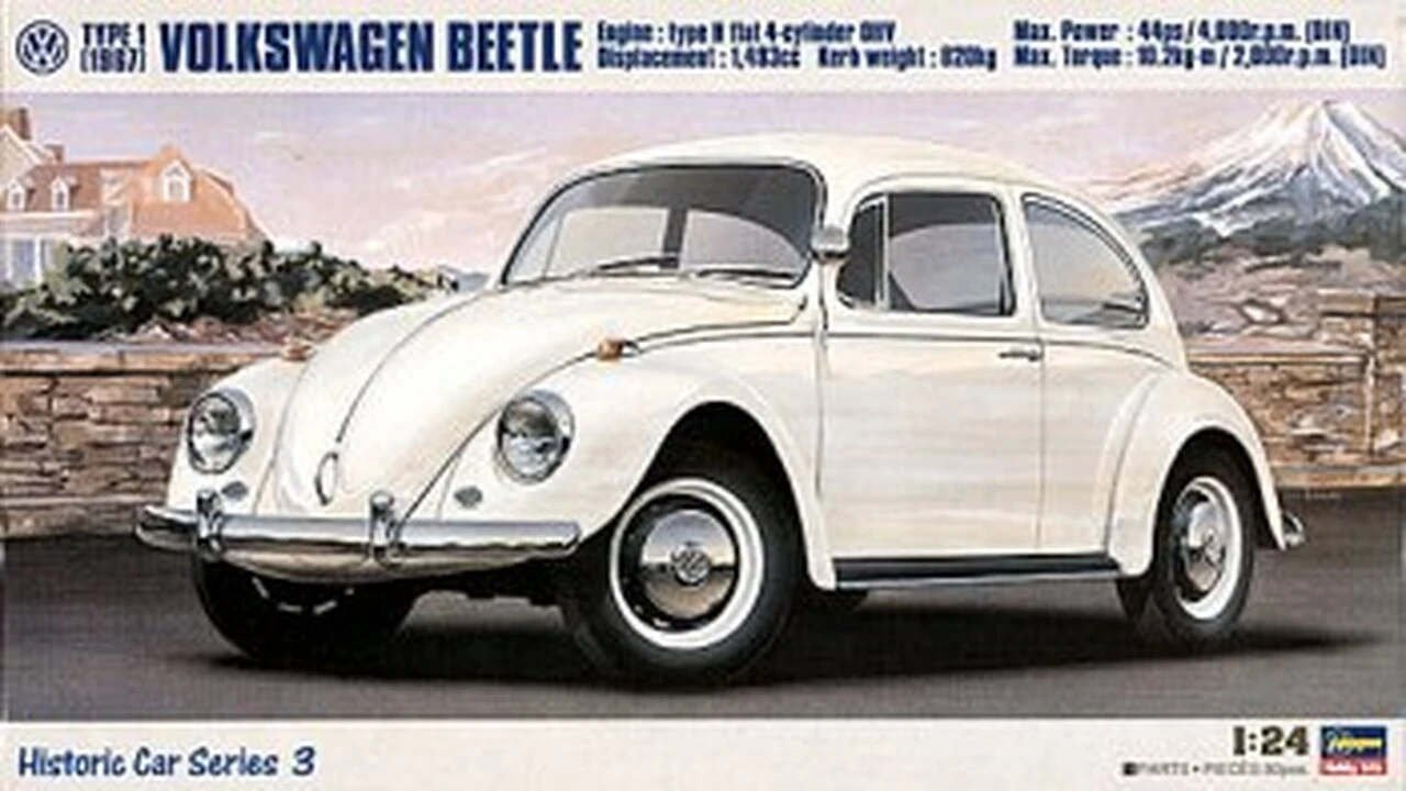 1967 Volkswagen Beetle Type 1 1/24 Hasegawa