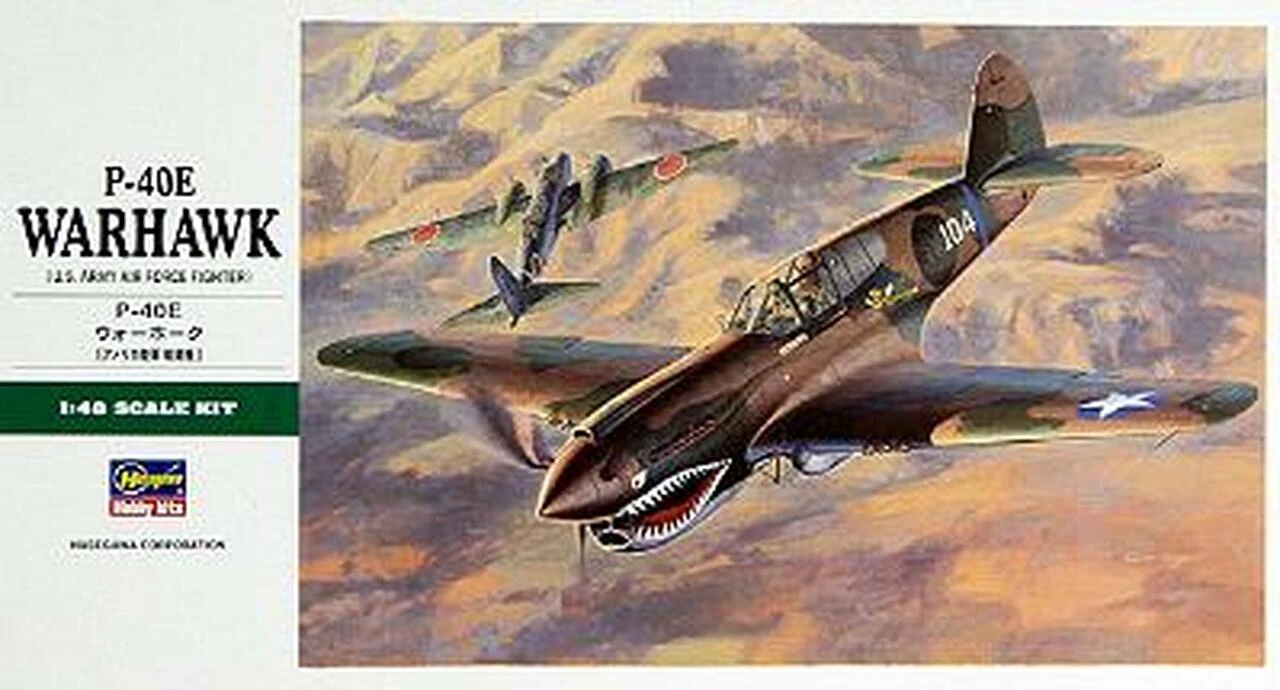 P-40E Warhawk 1/48 Hasegawa