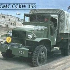 GMC CCKW 353 Canvas Covered Truck Pompier 1/35 Heller