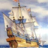 Golden Hind Sailing Ship 1/200 Heller