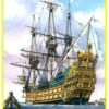 Le Soleil Royal Huge Sailing Ship 1/100 Heller