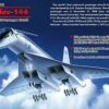 Tu-144 Soviet Supersonic Passenger Aircraft 1/144 ICM Models