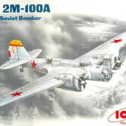 SB 2M-100A WWII Soviet Bomber 1/72 ICM Models