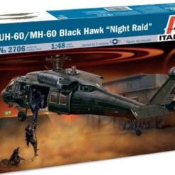 UH-60/MH-60 Black Hawk Night Raid Helicopter 1/48 Italeri