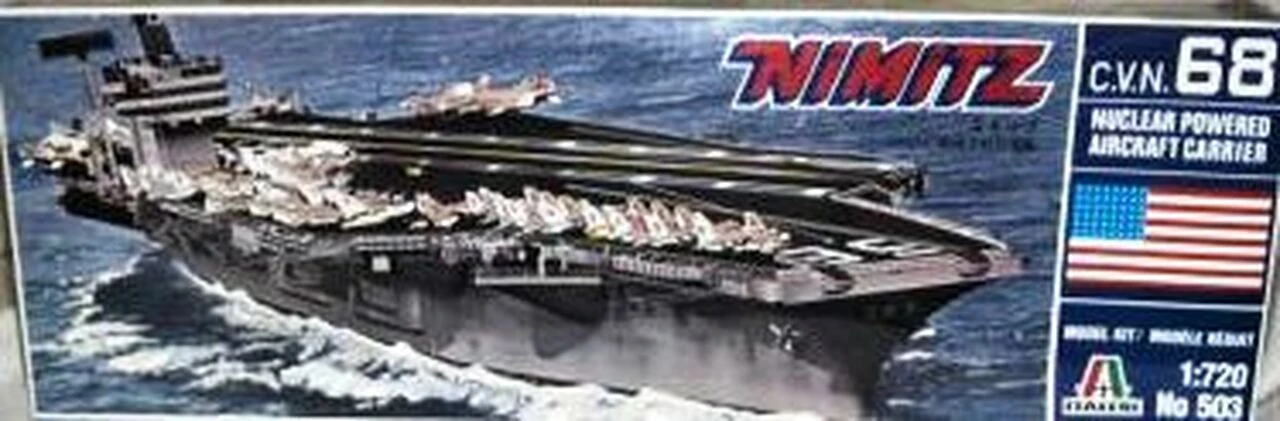 USS Nimitz Carrier 1/720 Italeri