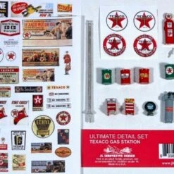 Ultimate Texaco Gas Station Detail Set JL Innovative HO