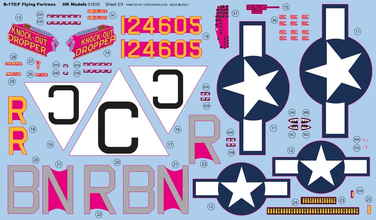 B-17E/F Flying Fortress 1/32 HK Models - Image 13