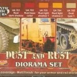 Diorama Dust & Rust Acrylic Set (6 22ml Bottles) Diorama Dust & Rust Acrylic Set (6 22ml Bottles)