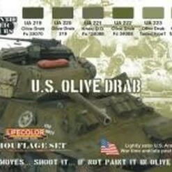 Camouflage US Olive Drab Acrylic Set (6 22ml Bottles) Camouflage US Olive Drab Acrylic Set (6 22ml Bottles)
