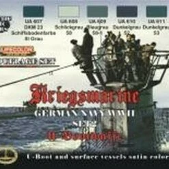 Camouflage German WWII Kriegsmarine Acrylic Set #2 (6 22ml Bottles) Camouflage German WWII Kriegsmarine Acrylic Set #2 (6 22ml Bottles)