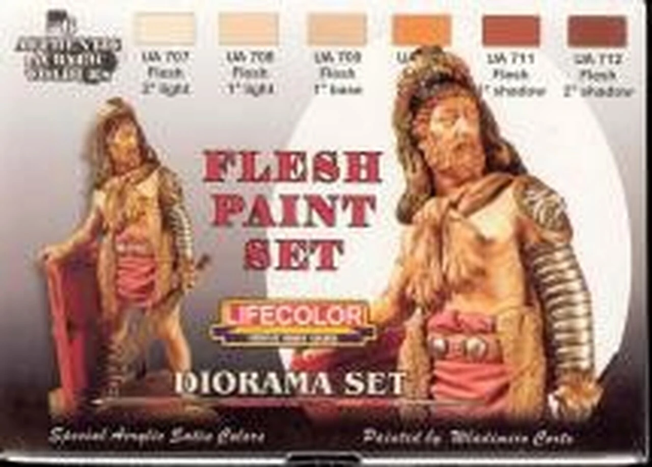 Diorama Flesh Tone Acrylic Set (6 22ml Bottles) Diorama Flesh Tone Acrylic Set (6 22ml Bottles)