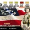 Camouflage US Army WWII Combat Gear Uniforms Acrylic Set #2 (6 22ml Bottles) Life Color Camouflage US Army WWII Combat Gear Uniforms Acrylic Set #2 (6 22ml Bottles) Life Color