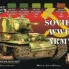 Camouflage Soviet Army WWII Tank Acrylic Set (6 22ml Bottles) Life Color Camouflage Soviet Army WWII Tank Acrylic Set (6 22ml Bottles) Life Color