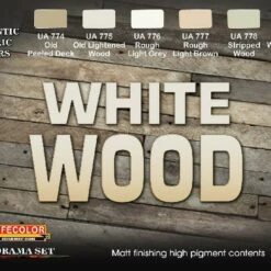 White Wood Diorama Acrylic Set (6 22ml Bottles) Lifecolor