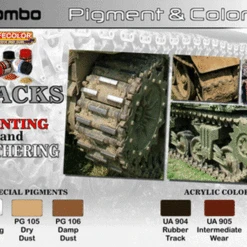 Tracks Painting, Weathering Pigment & Color Acrylic Set (6 22ml Bottles) Life Color Tracks Painting, Weathering Pigment & Color Acrylic Set (6 22ml Bottles) Life Color