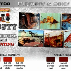 Rust Reproducing, Painting Pigment & Color Acrylic Set (6 22ml Bottles) Life Color Rust Reproducing, Painting Pigment & Color Acrylic Set (6 22ml Bottles) Life Color