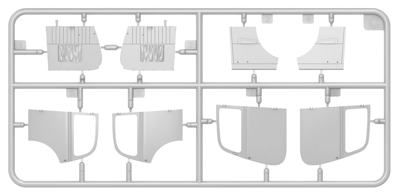 German Type 170V Convertible Saloon 4-Door Car 1/35 Miniart - Image 16