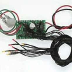 HO/N/O Adjustable 8-Position Strobe Light Red & Yellow Miniatronics