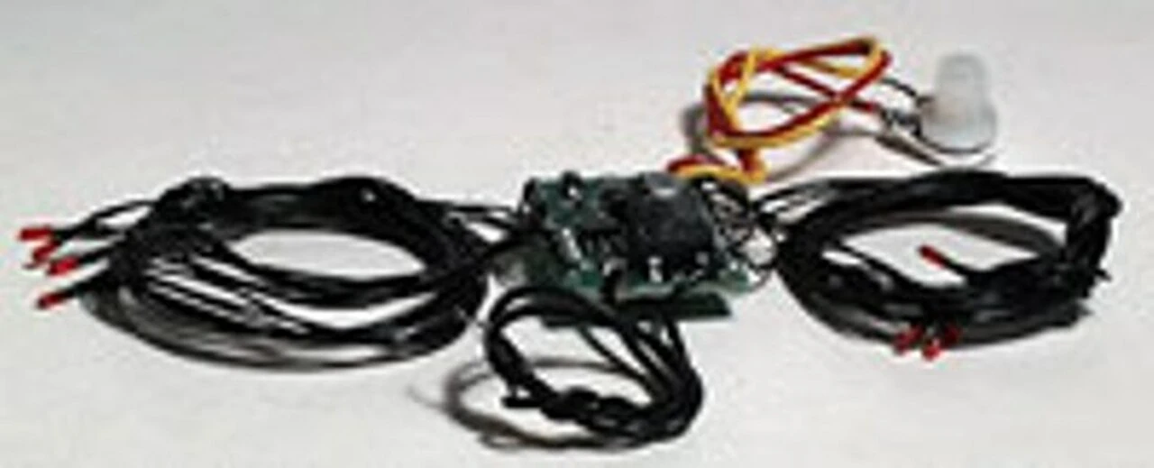 HO/N/O Adjustable 8-Position Strobe Light Red Miniatronics