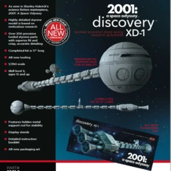 2001 Space Odyssey: Discovery Spacecraft 1/350 Moebius Models