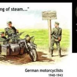 'Letting Off Steam: WWII German BMW R75 Motorcycle & Riders 1940-43 1/35 Master Box 'Letting Off Steam: WWII German BMW R75 Motorcycle & Riders 1940-43 1/35 Master Box