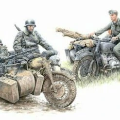 German Infantry & BMW R75 Motorcycle 1/35 Master Box German Infantry & BMW R75 Motorcycle 1/35 Master Box