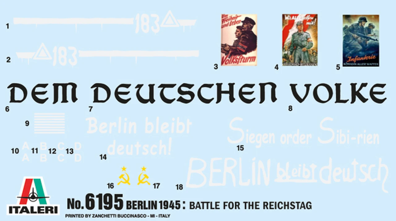 Battle for the Reichstag Berlin 1945 Diorama Set 1/72 Italeri - Image 19