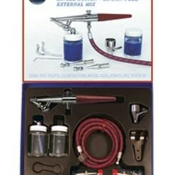 Airbrush Set w/H Brush Heavy Duty (H-SET) Single Action Paasche Airbrush