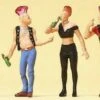 Punk Figures (6) HO Scale Preiser Models