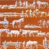 Unpainted Farm Figures, Animals & Accessories (120) (Kit) HO Scale Preiser Models