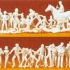 Unpainted Sport/Leisuretime People (80) (Kit) HO Scale Preiser Models