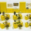 Office Equipment (Desks, Chairs, Cabinets etc.) (Kit) HO Scale Preiser Models