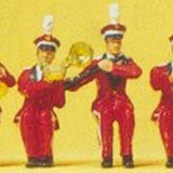 Circus Band Sitting (8) HO Scale Preiser Models